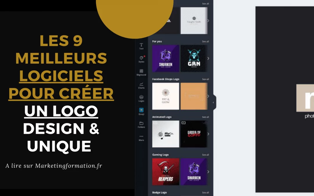 Les 9 meilleurs logiciels pour créer un logo design & unique