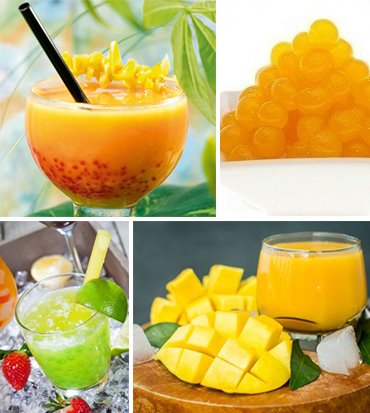 Bubble Tea Mangue Tropicale